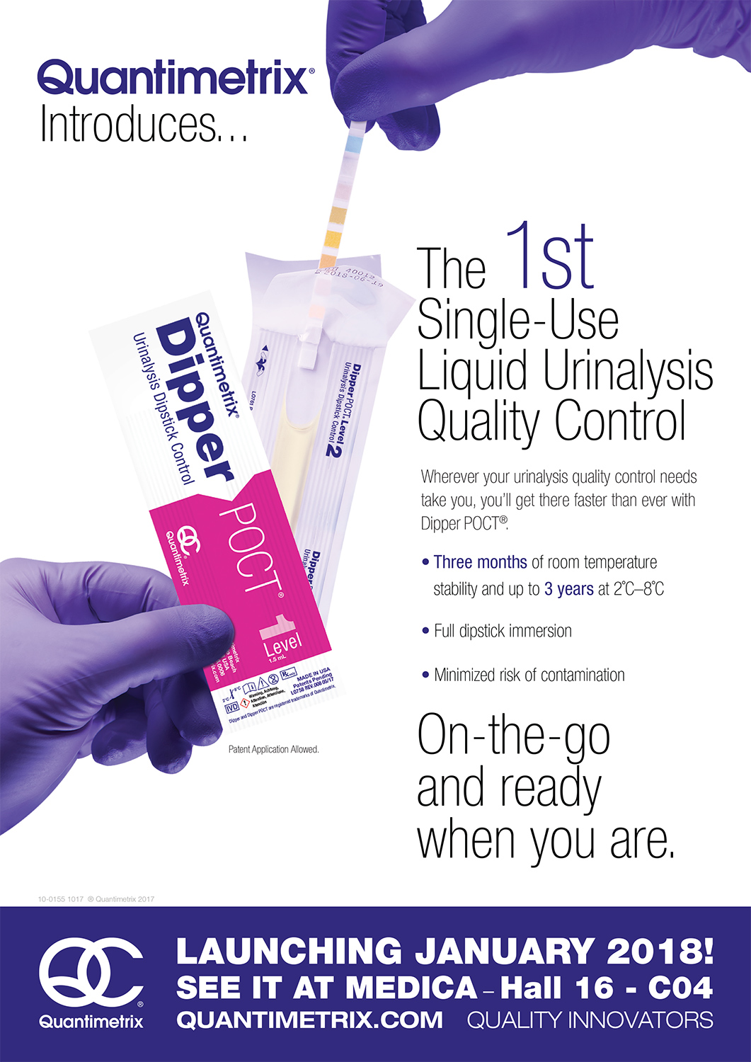 The 1st SingleUse Liquid Urinalysis Quality Control Clinical Laboratory int.