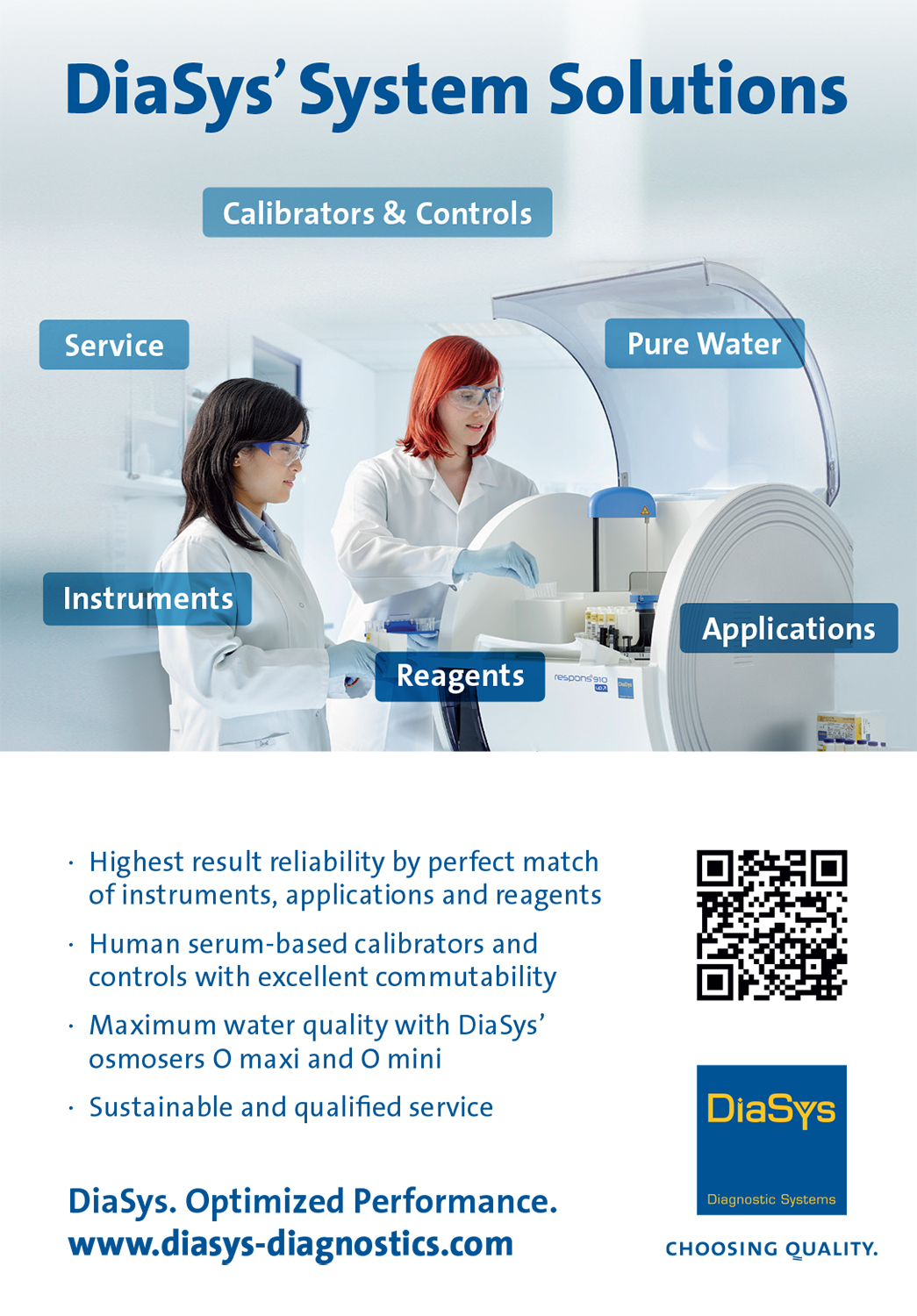 DiaSys' System Solutions Clinical Laboratory int.