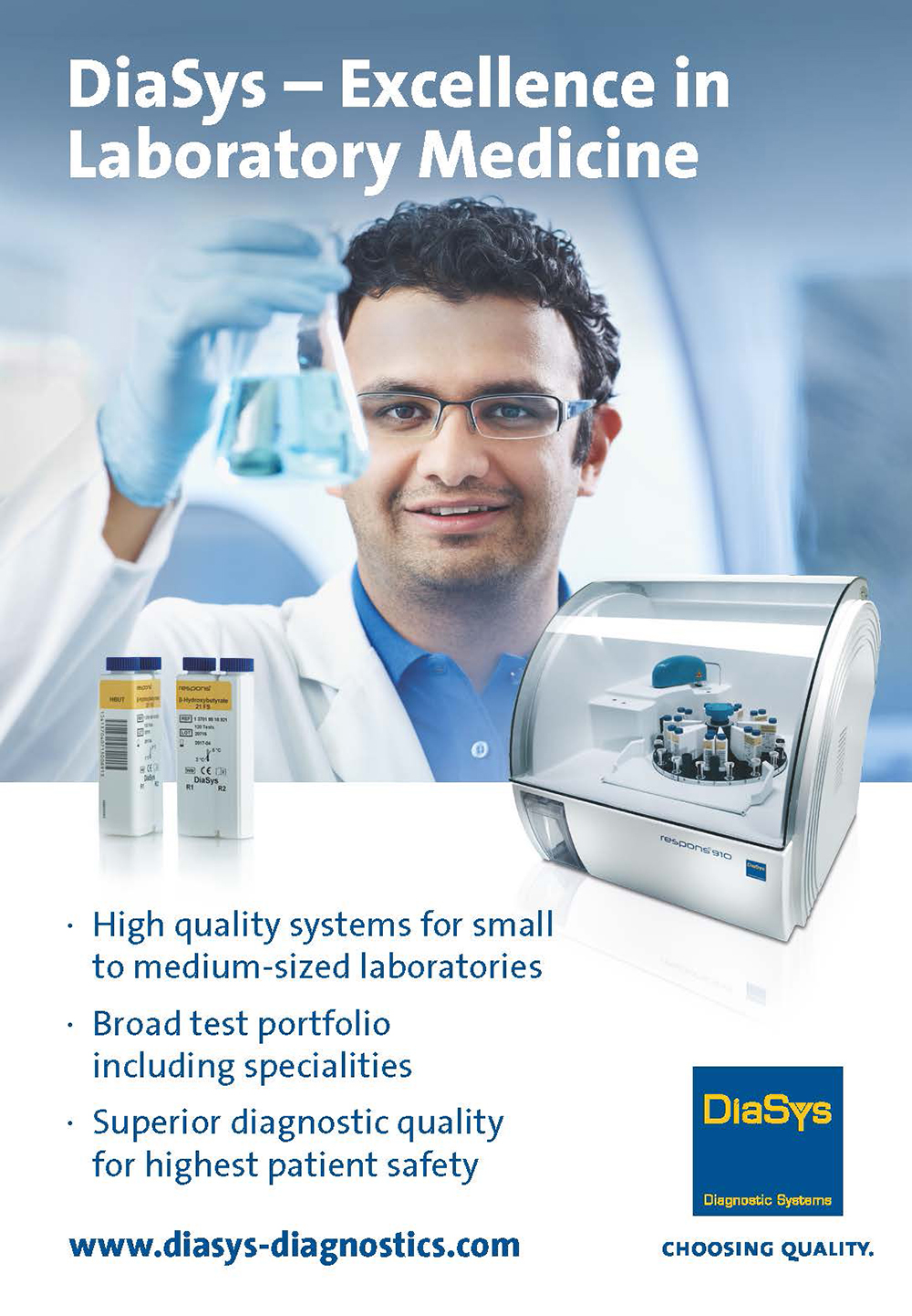 DiaSys Excellence in Laboratory Medicine Clinical Laboratory int.