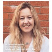 Dr Emily Richardson, Lead Scientist, Safety and Toxicology at CN Bio