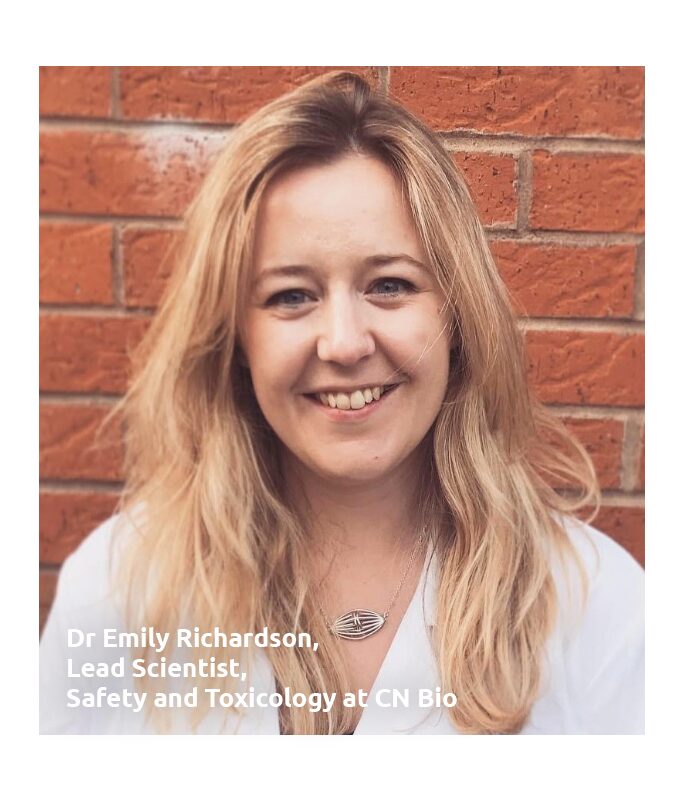 Dr Emily Richardson, Lead Scientist, Safety and Toxicology at CN Bio