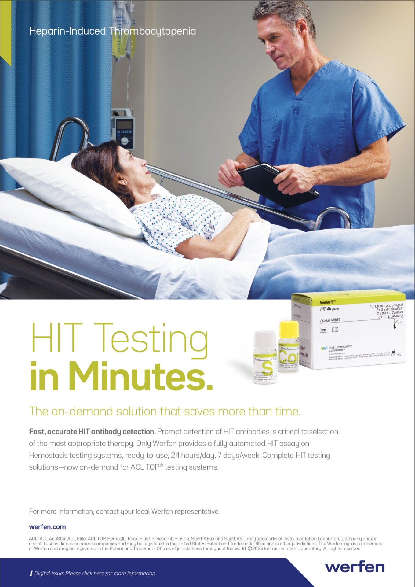 HIT Testing in Minutes - Clinical Laboratory int.