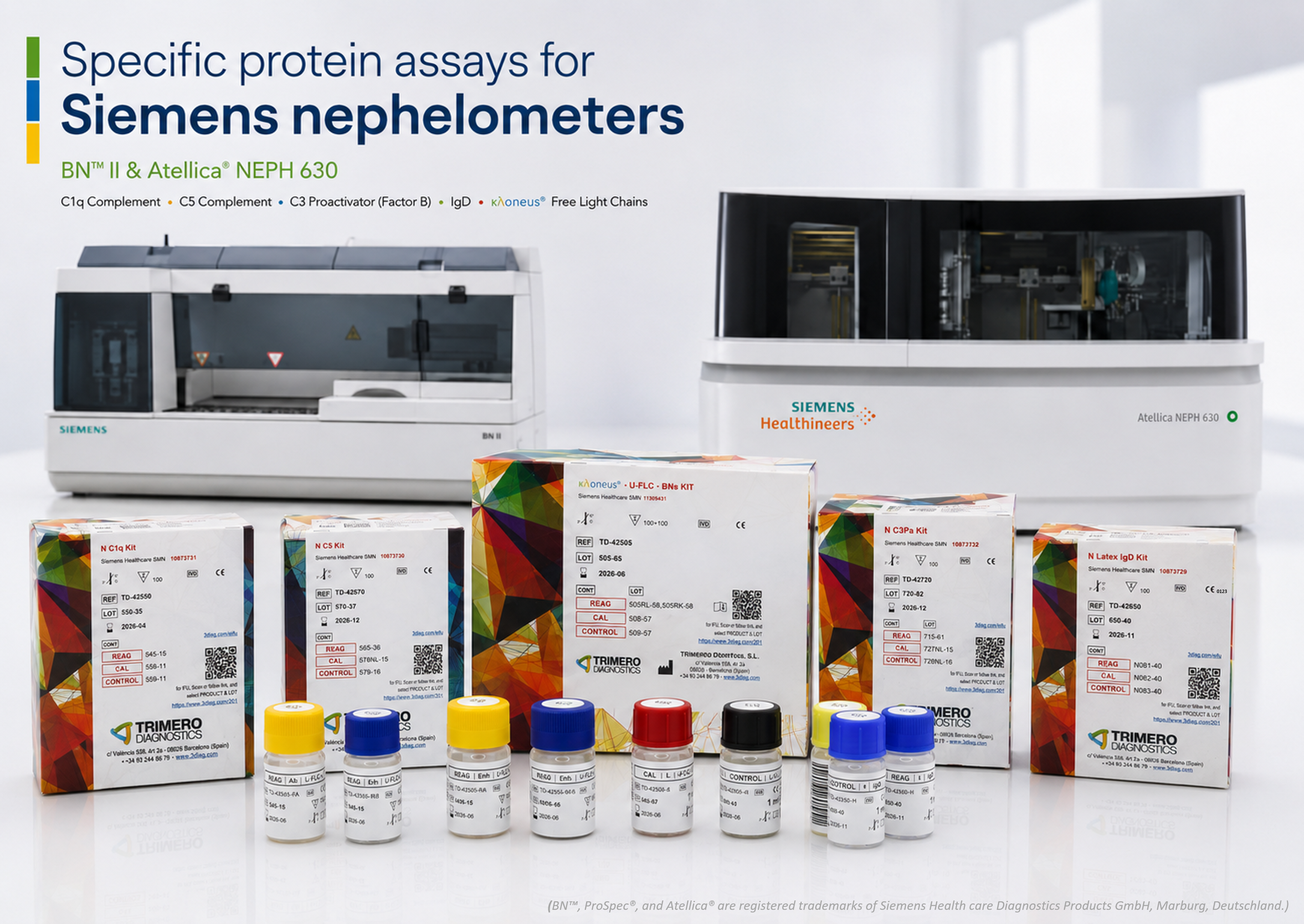 Specific Protein assays for Siemens Healthineers BN™ and Atellica® NEPH 630 nephelometers 2 Picture CLI Porfolio BN