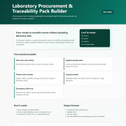 ReviveLab releases free traceability pack builder for laboratory materials 7 revivelab